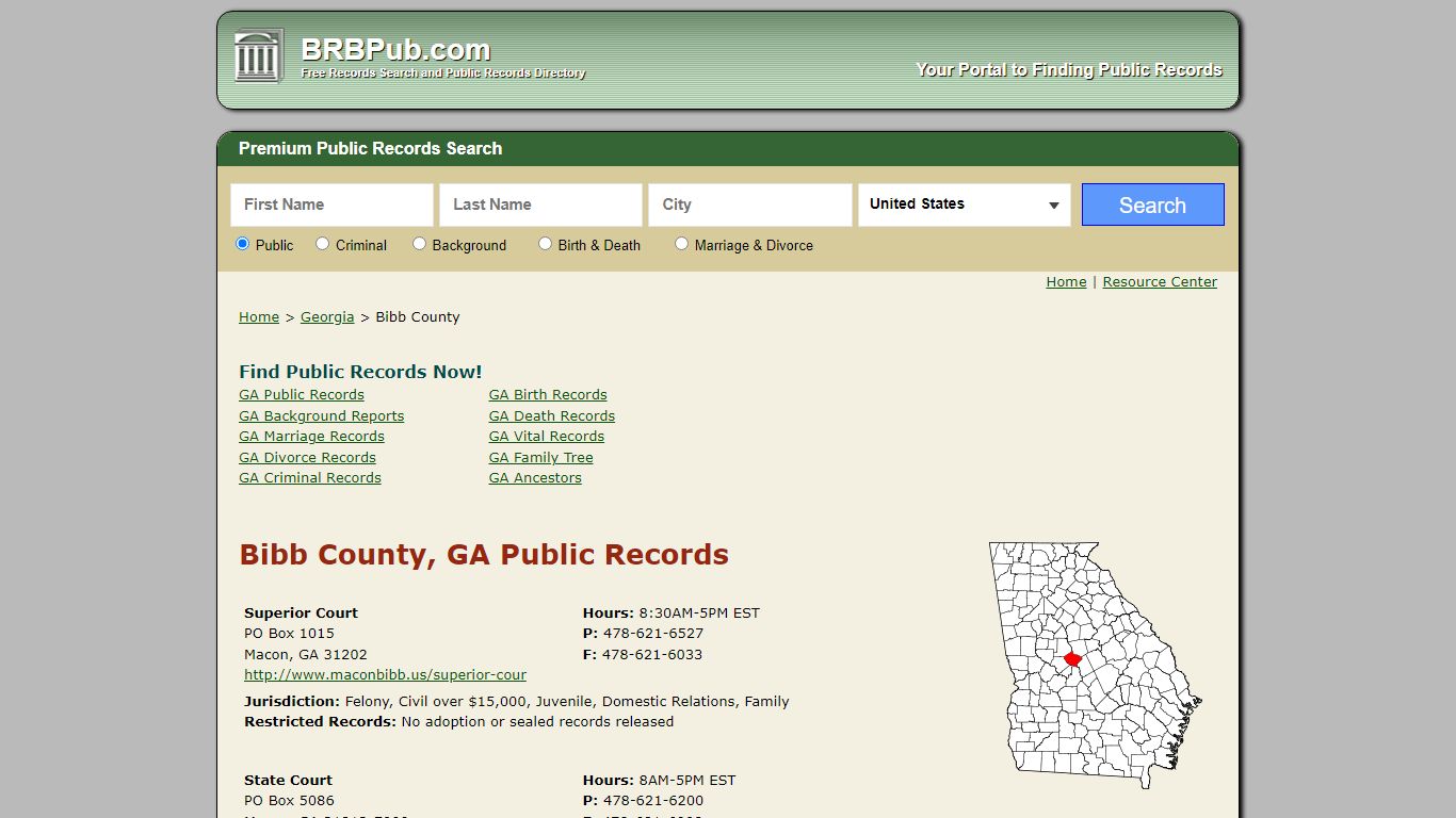 Bibb County Public Records | Search Georgia Government ...